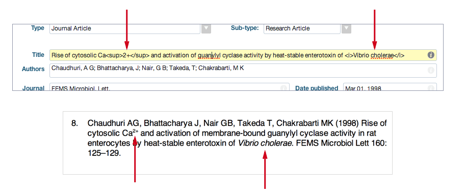 Superscripts and italics in titles of Paperpile citations in Google Docs